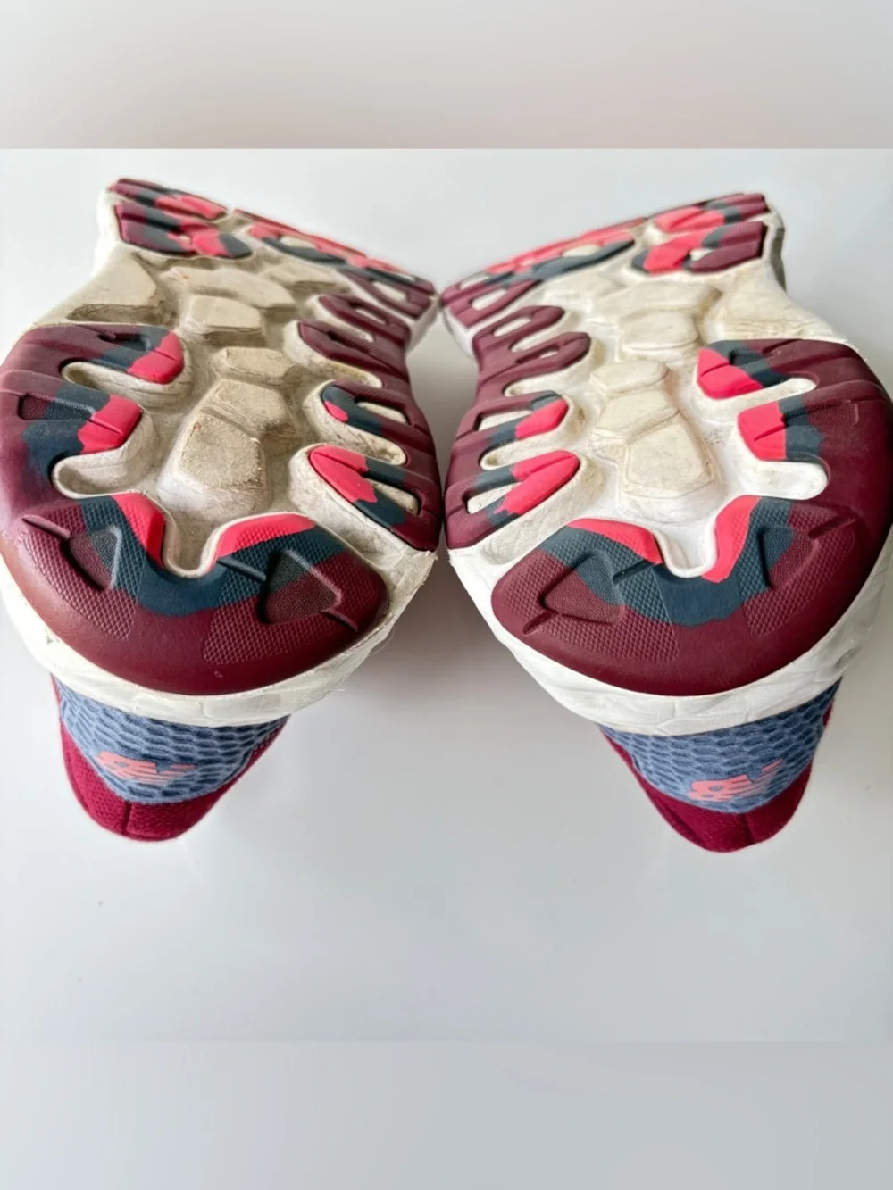 New Balance Women's Maroon and Pink Running Shoes